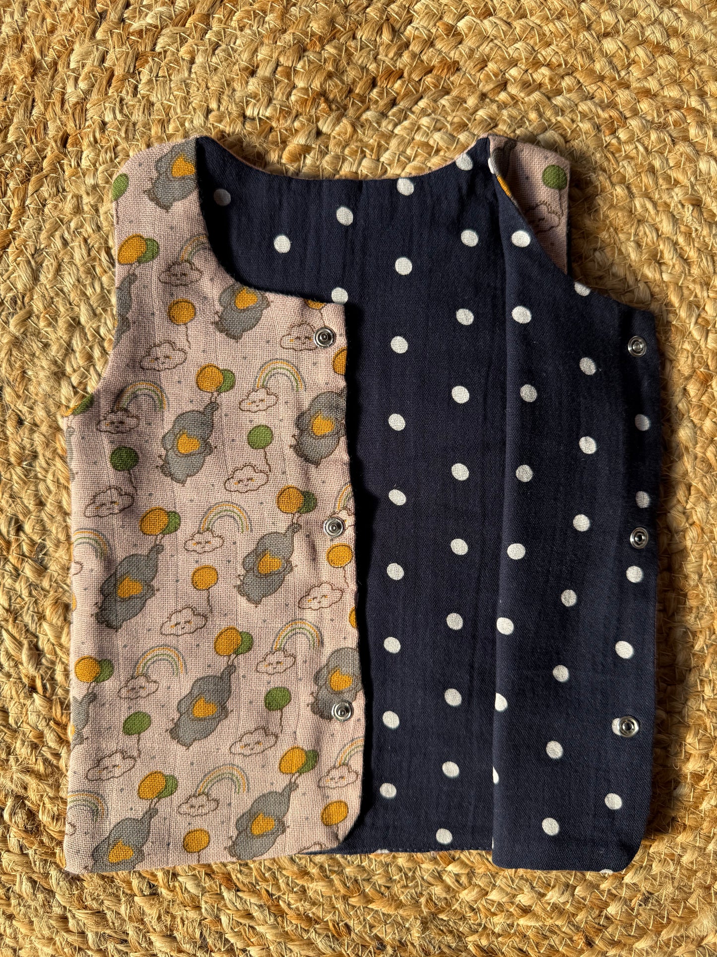 Reversible Organic Muslin Jabla