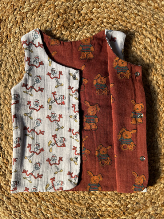 Reversible Organic Muslin Jabla