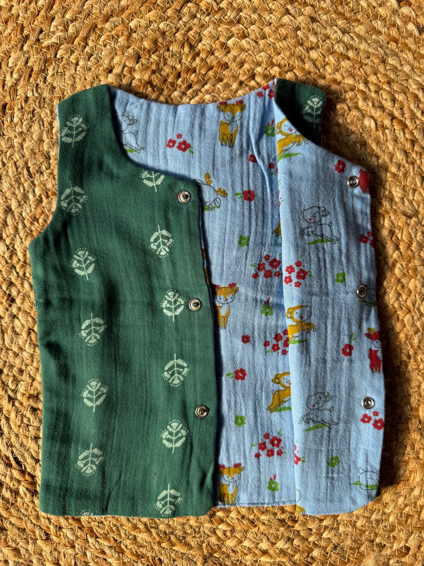 Reversible Organic Muslin Jabla