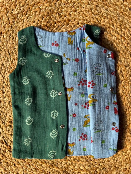 Reversible Organic Muslin Jabla