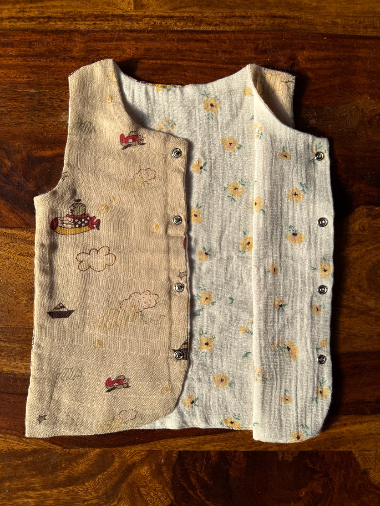 Reversible Organic Muslin Jabla