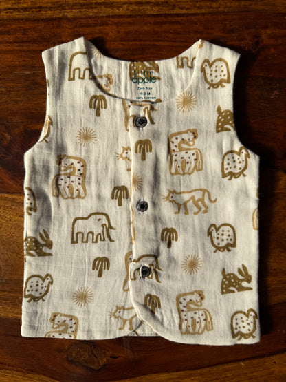 Organic Muslin Jabla with Shorts