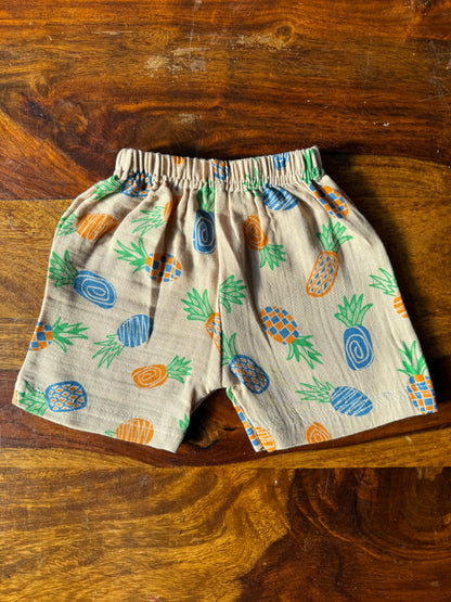 Organic Muslin Jabla with Shorts