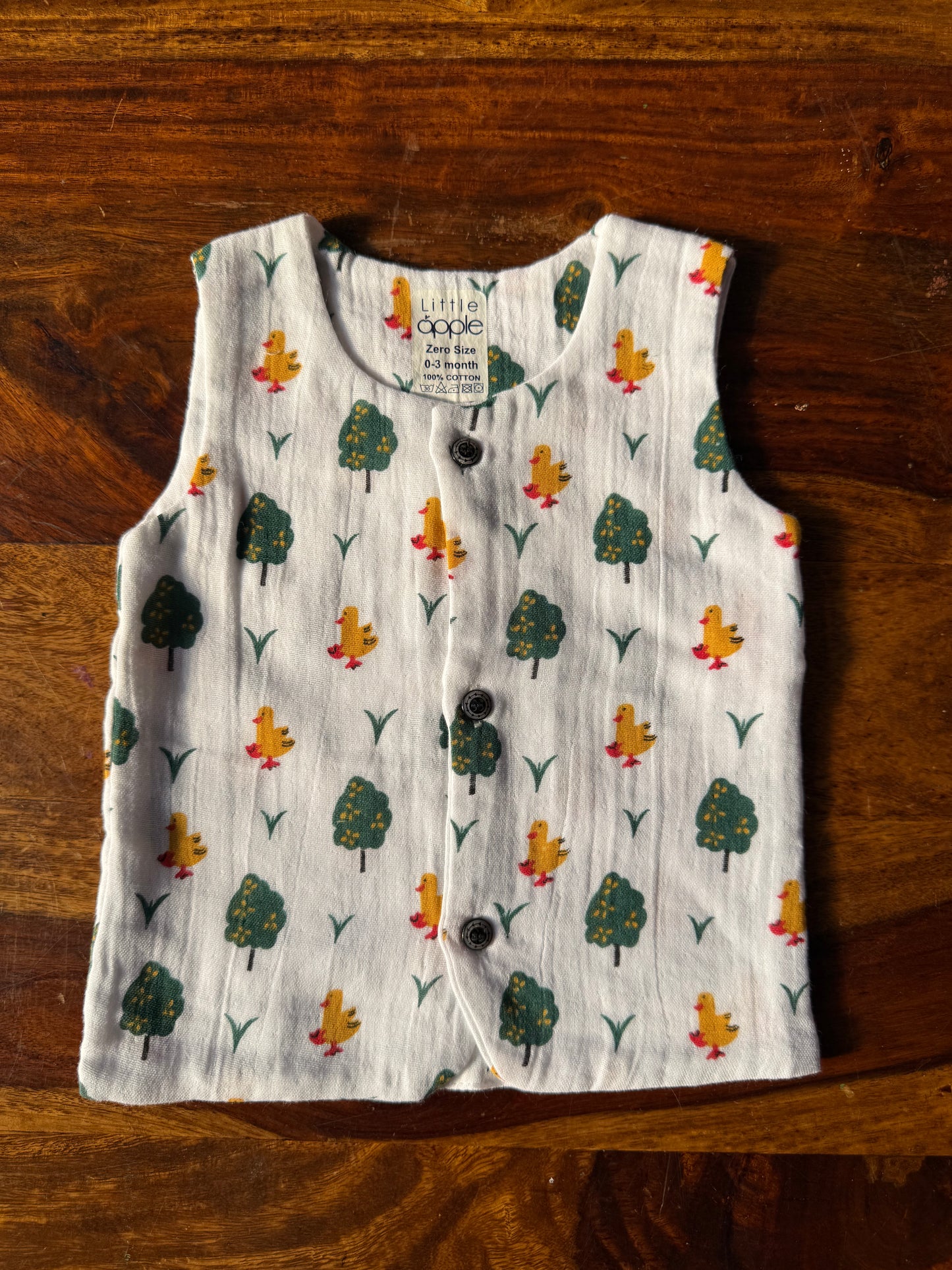 Organic Muslin Jabla with Shorts
