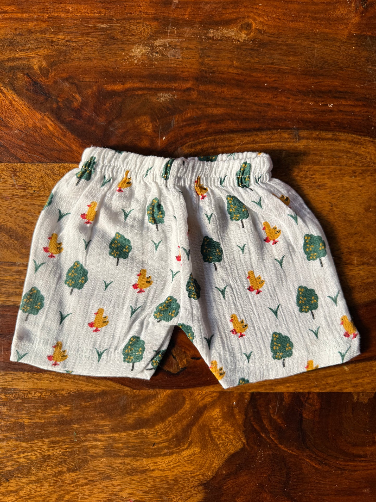 Organic Muslin Jabla with Shorts