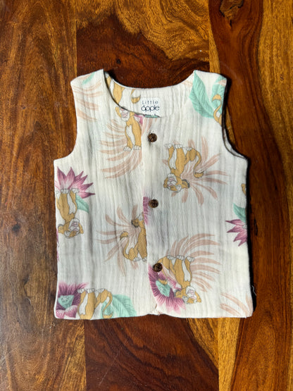 Organic Muslin Jabla with Shorts