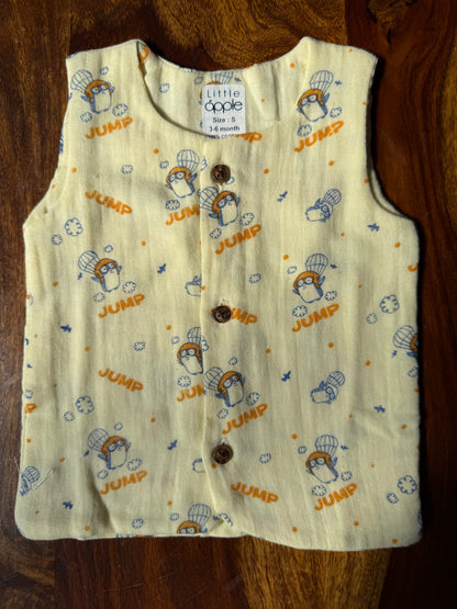 Organic Muslin Jabla with Shorts