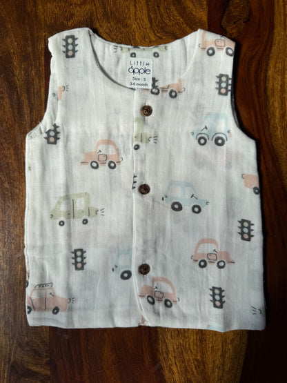 Organic Muslin Jabla with Shorts