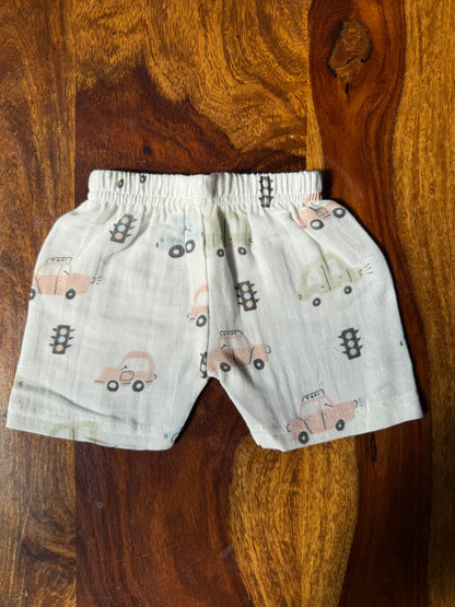 Organic Muslin Jabla with Shorts