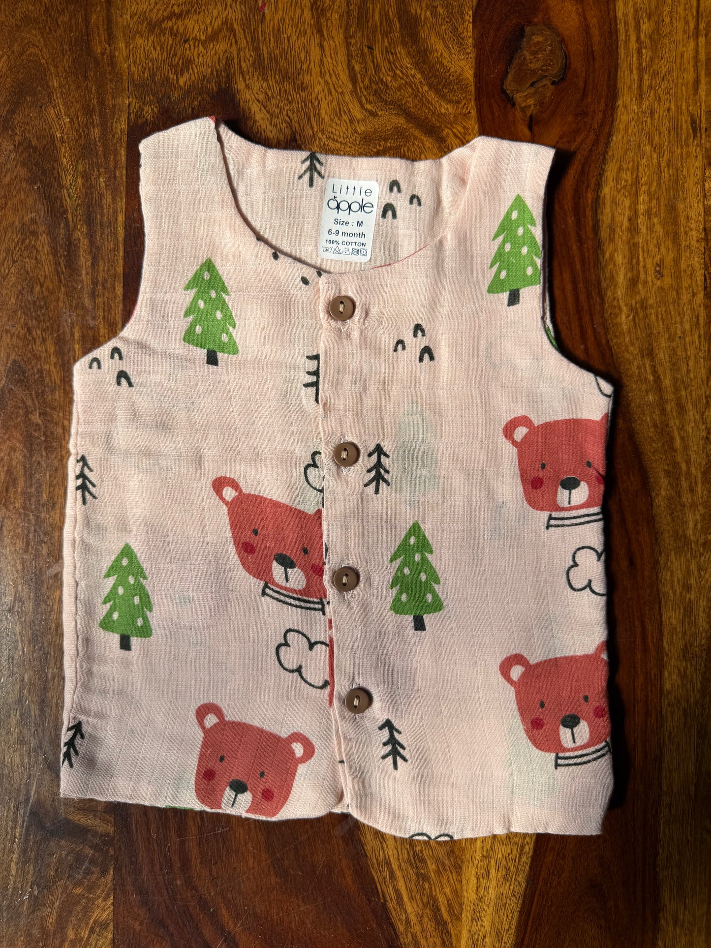 Organic Muslin Jabla with Shorts