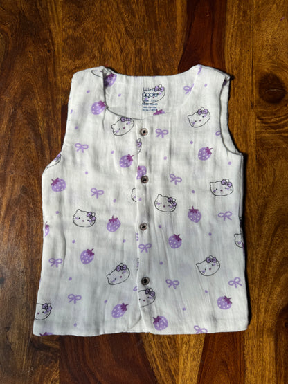 Organic Muslin Jabla with Shorts