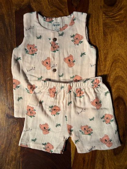 Organic Muslin Jabla with Shorts
