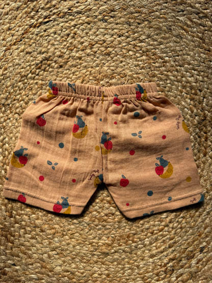 Organic Muslin Jabla with Shorts