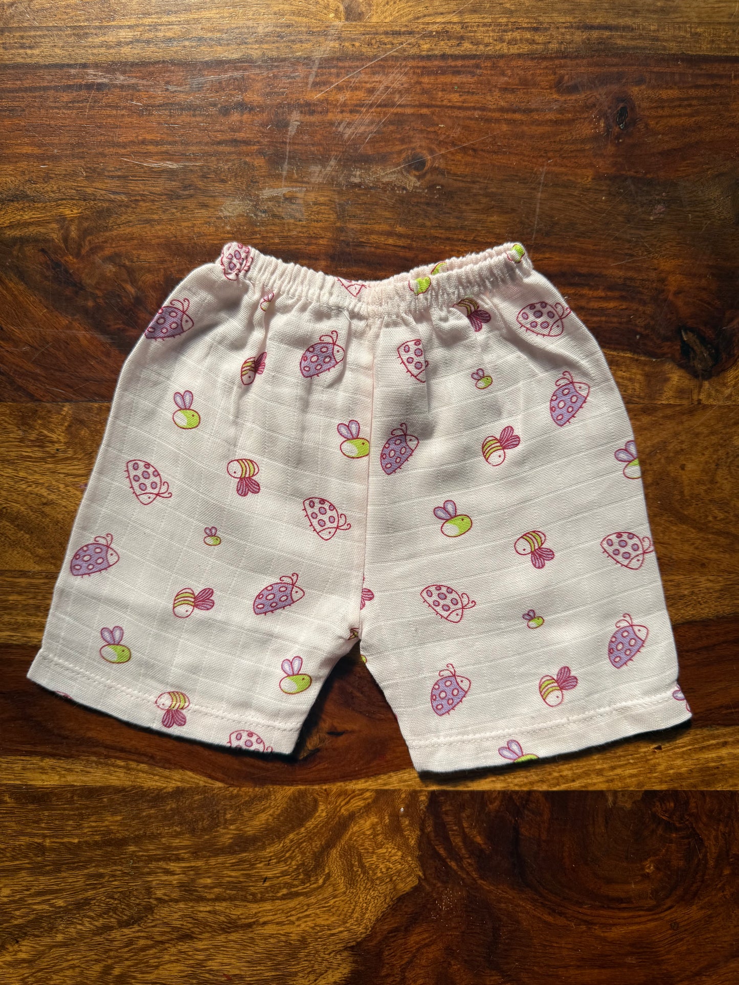 Organic Muslin Frill Top & Shorts Set