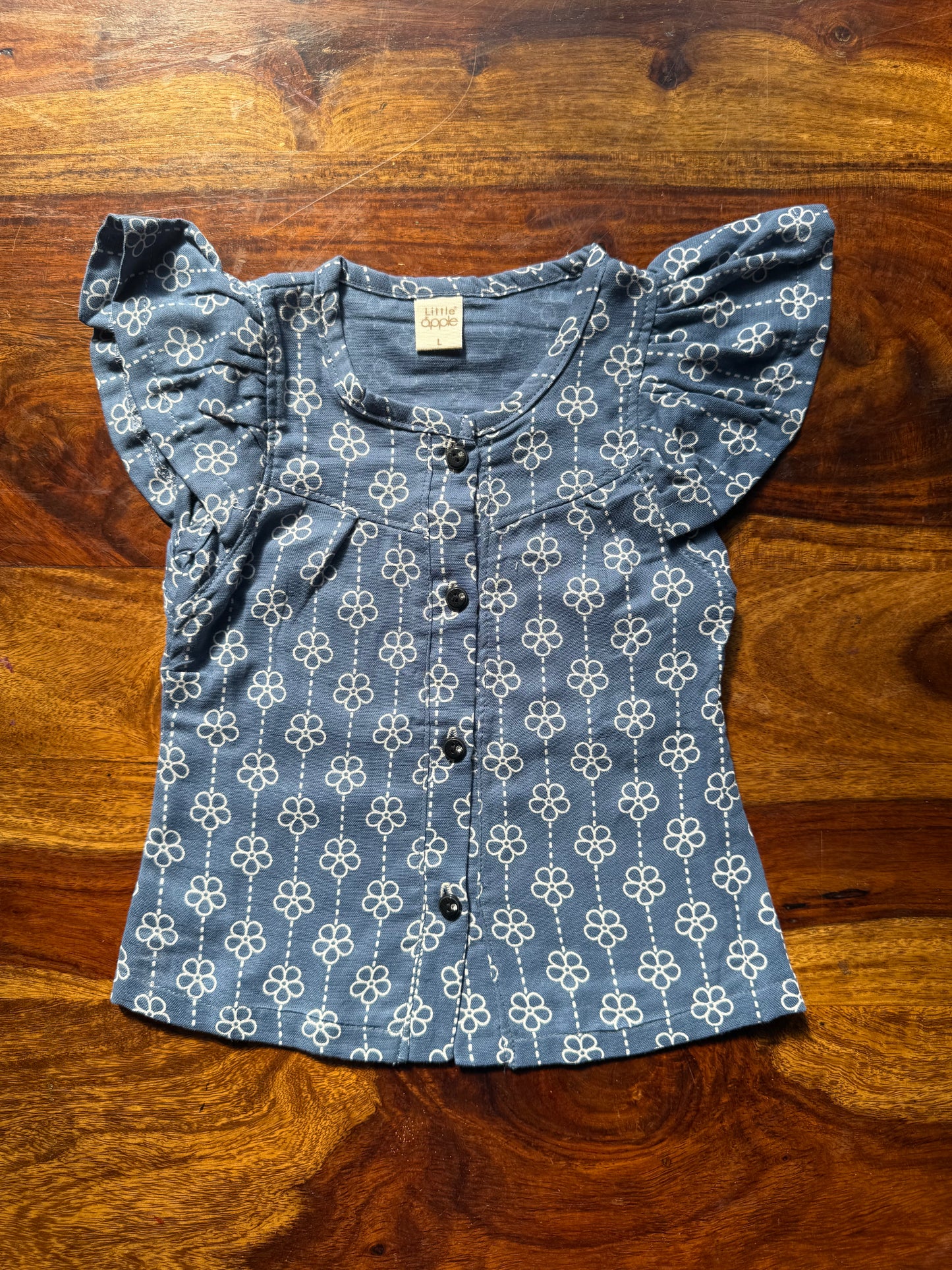 Organic Muslin Frill Top & Shorts Set