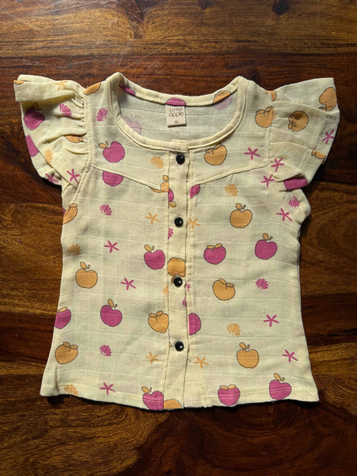 Organic Muslin Frill Top & Shorts Set