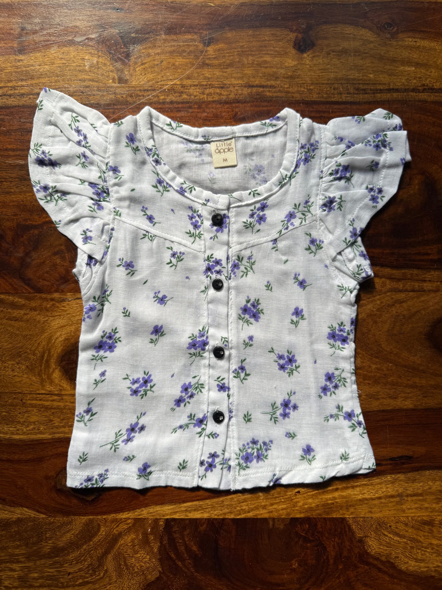 Organic Muslin Frill Top & Shorts Set