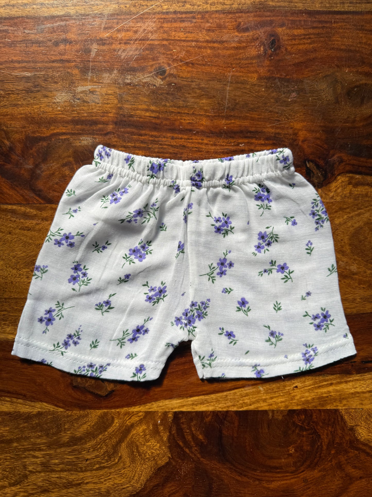 Organic Muslin Frill Top & Shorts Set