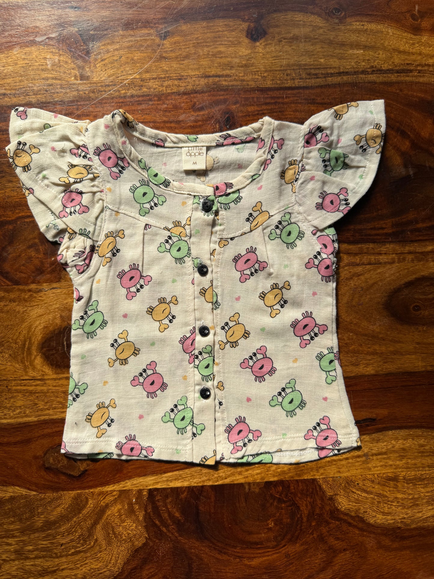 Organic Muslin Frill Top & Shorts Set