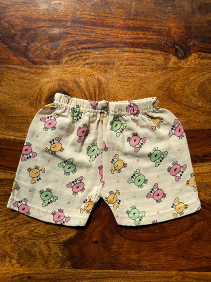 Organic Muslin Frill Top & Shorts Set