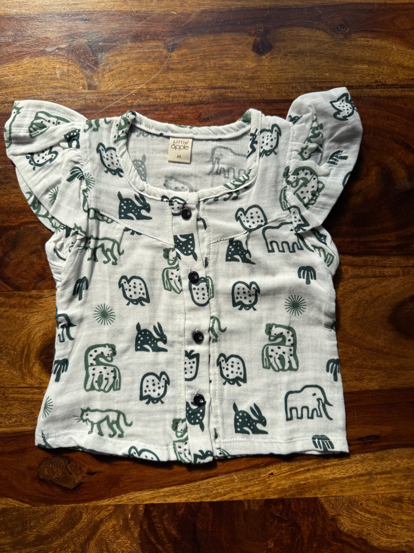 Organic Muslin Frill Top & Shorts Set