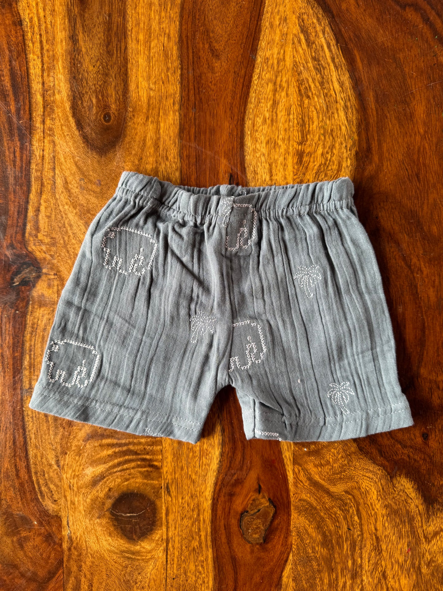 Muslin Collared Crinkled Co-Ord Set