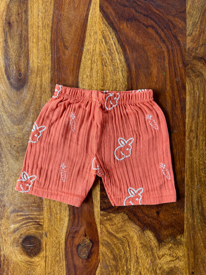 Muslin Collared Crinkled Co-Ord Set
