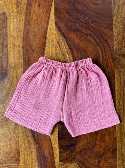 Muslin Collared Crinkled Co-Ord Set