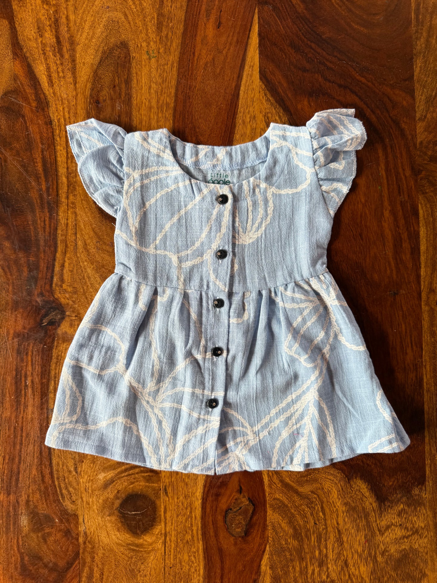 Organic Muslin Frill Frock