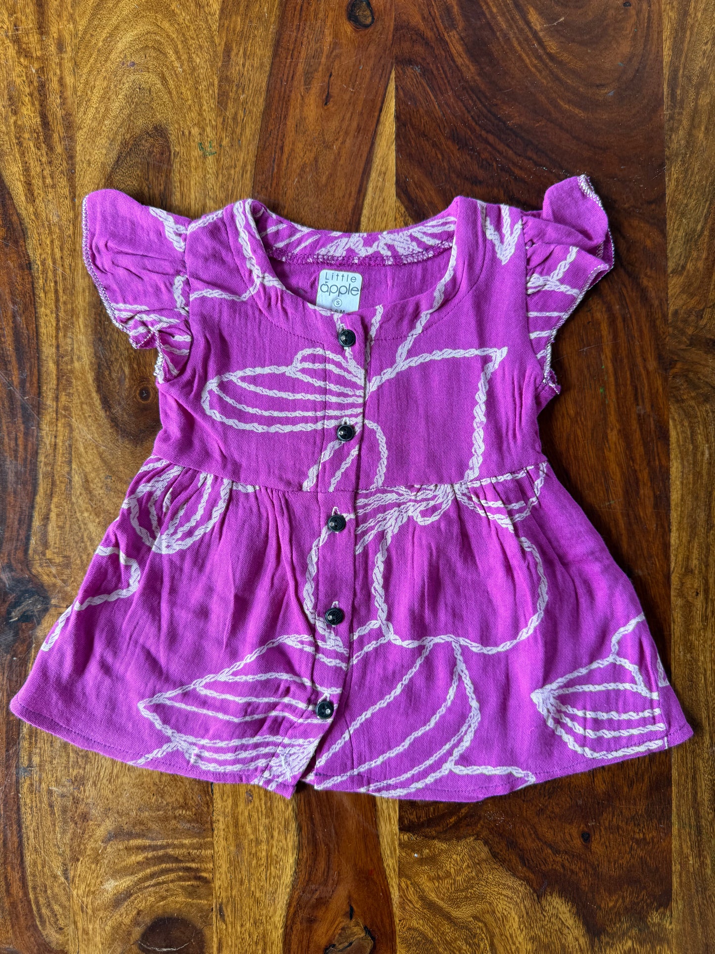 Organic Muslin Frill Frock