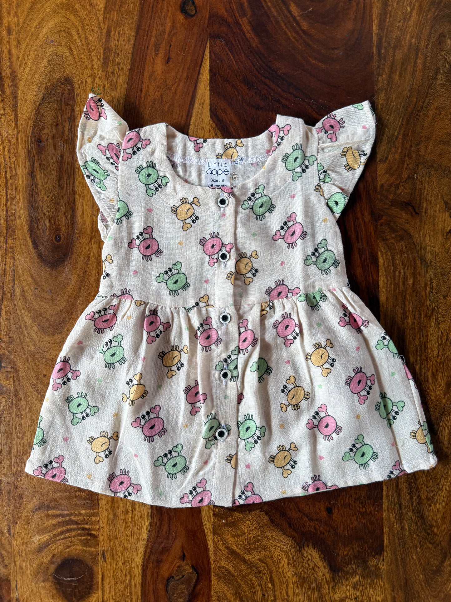 Organic Muslin Frill Frock