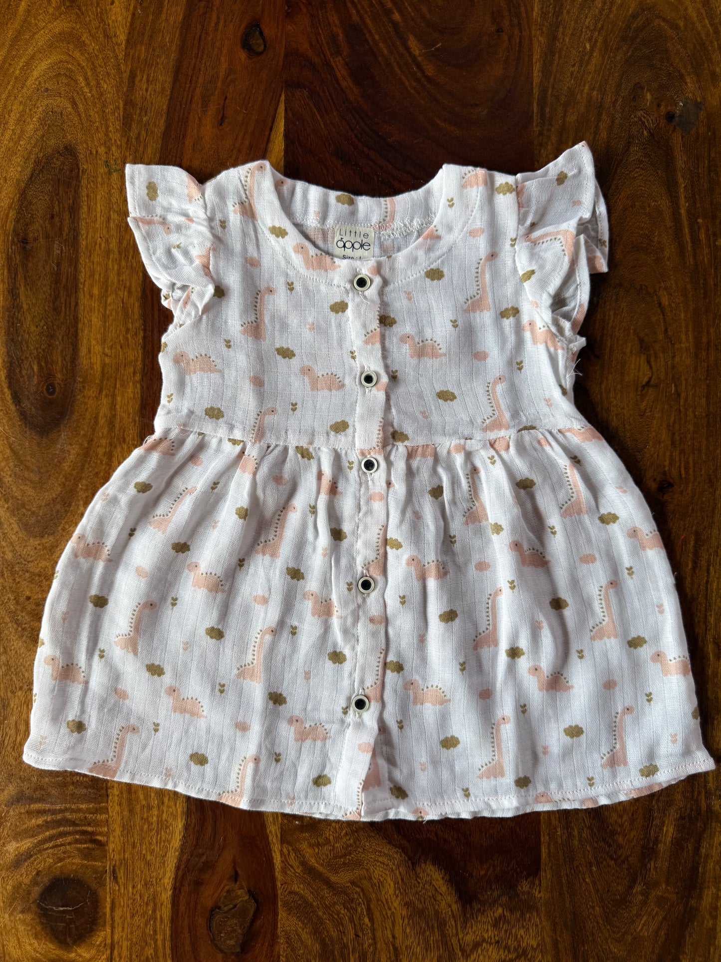 Organic Muslin Frill Frock