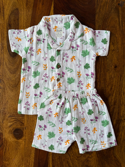 Muslin Collared Co-Ord Set