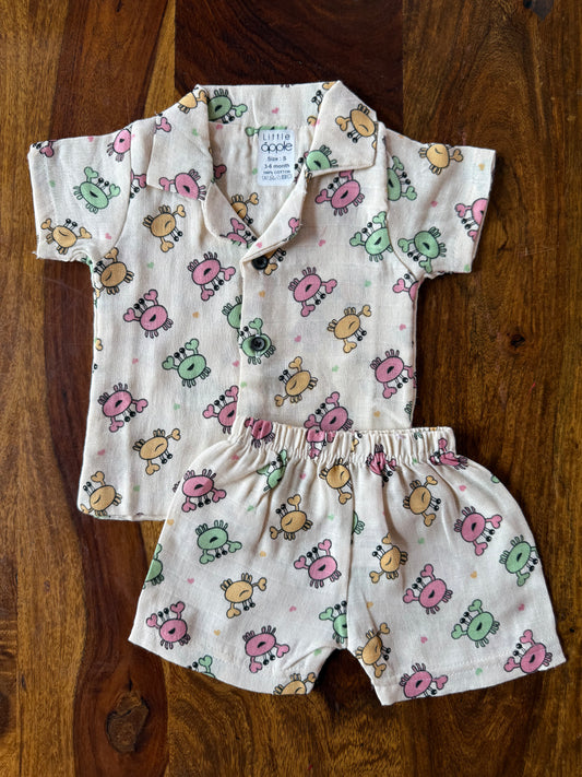 Muslin Collared Co-Ord Set