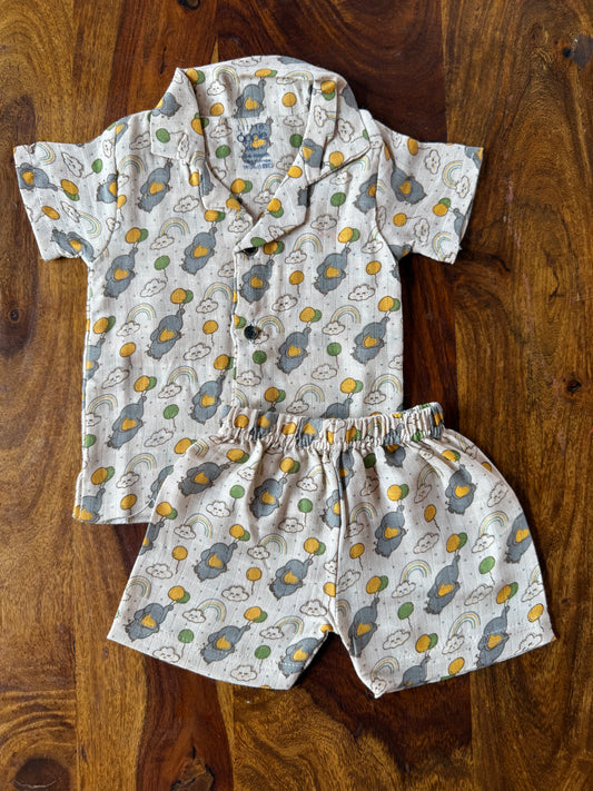 Muslin Collared Co-Ord Set