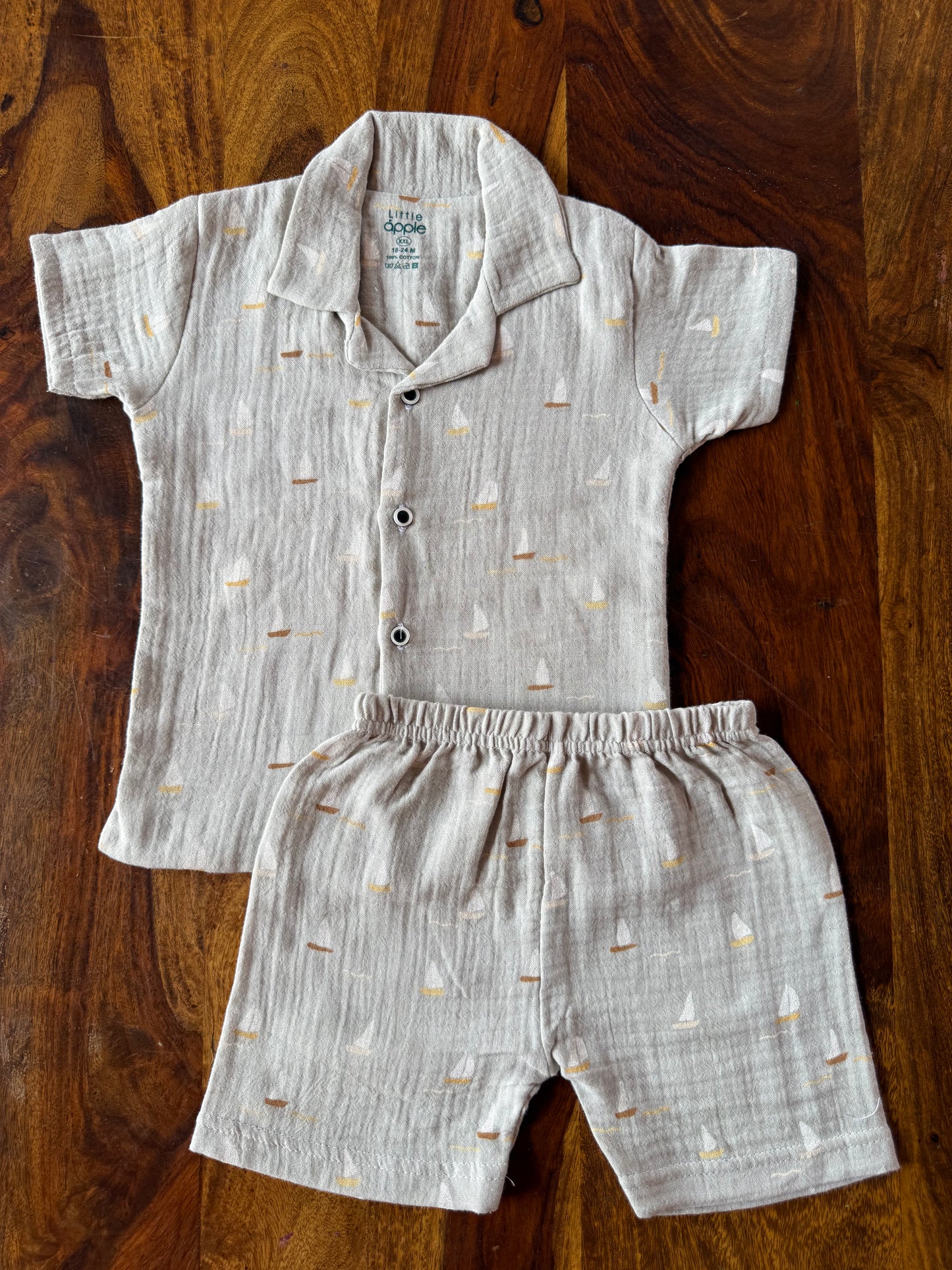Muslin Collared Co-Ord Set