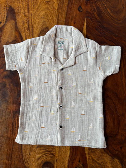 Muslin Collared Co-Ord Set