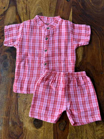 Muslin Collared Co-Ord Set