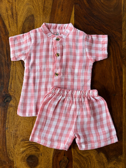 Muslin Collared Co-Ord Set