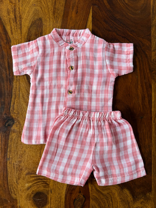 Muslin Collared Co-Ord Set