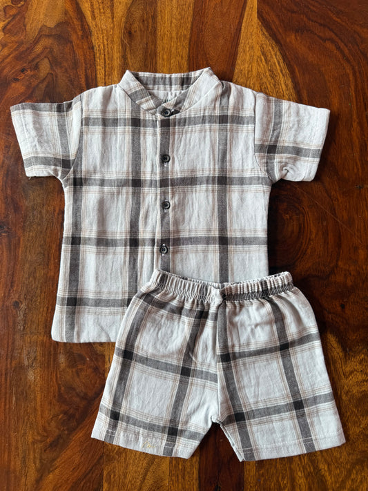Muslin Collared Co-Ord Set