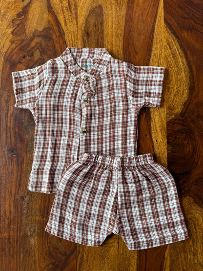 Muslin Collared Co-Ord Set