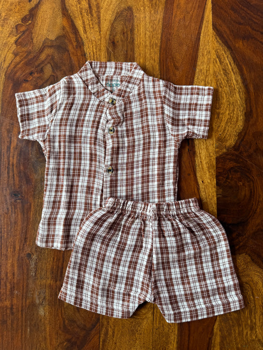 Muslin Collared Co-Ord Set