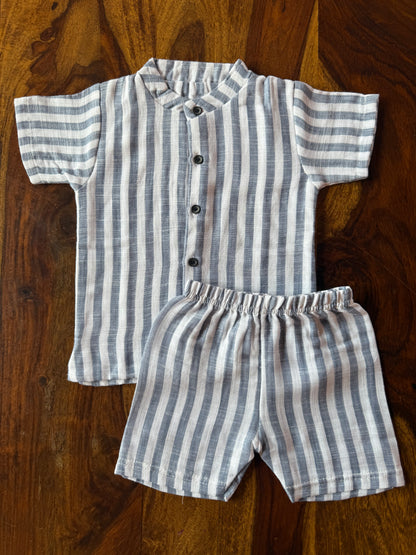 Muslin Collared Co-Ord Set