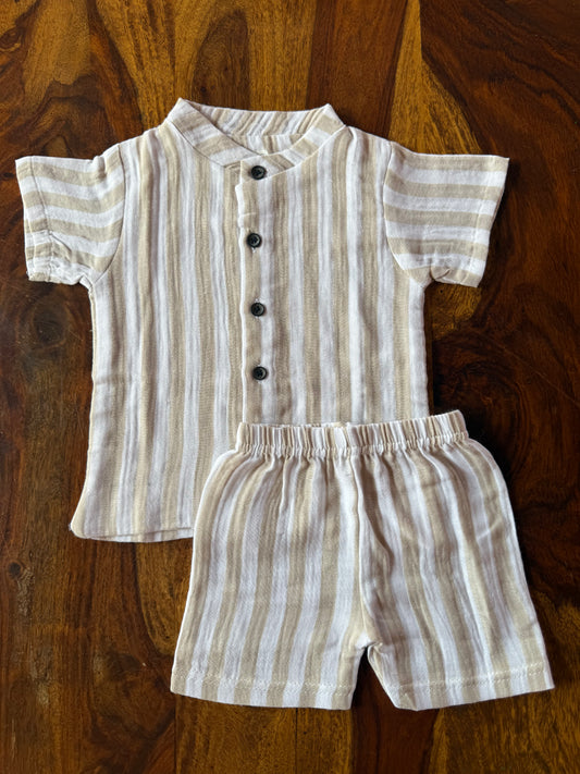 Muslin Collared Co-Ord Set