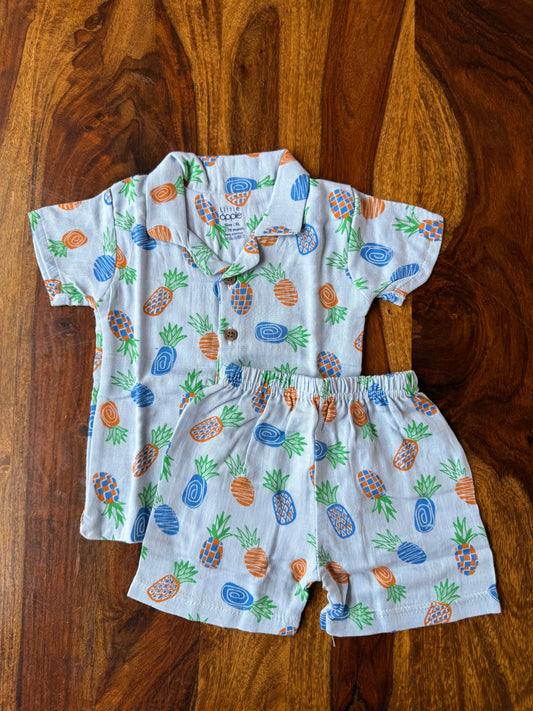 Muslin Collared Co-Ord Set