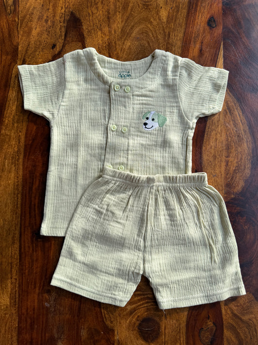 Muslin Crinkled Co-Ord Set