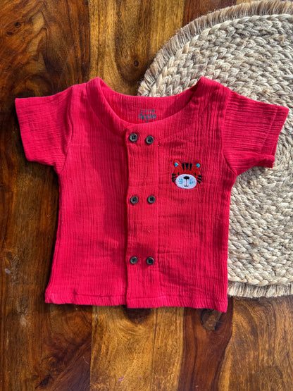 Muslin Crinkled Co-Ord Set