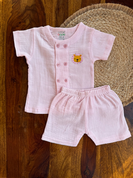 Muslin Crinkled Co-Ord Set