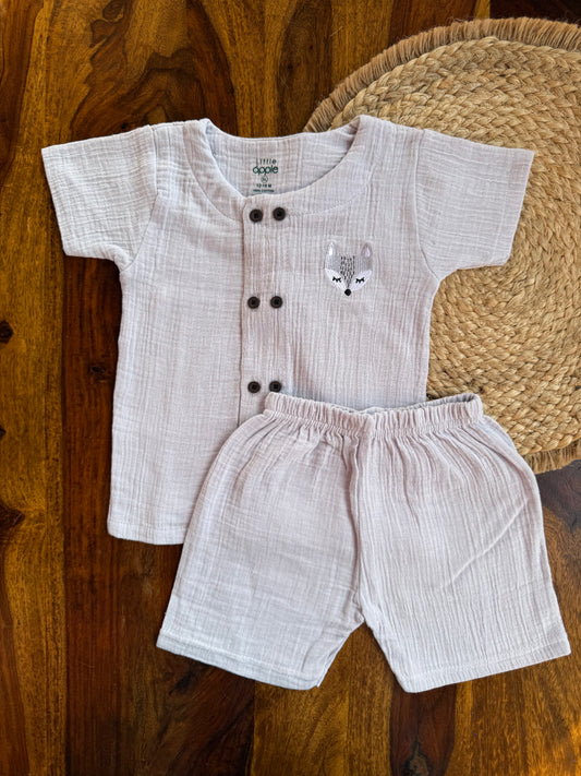 Muslin Crinkled Co-Ord Set